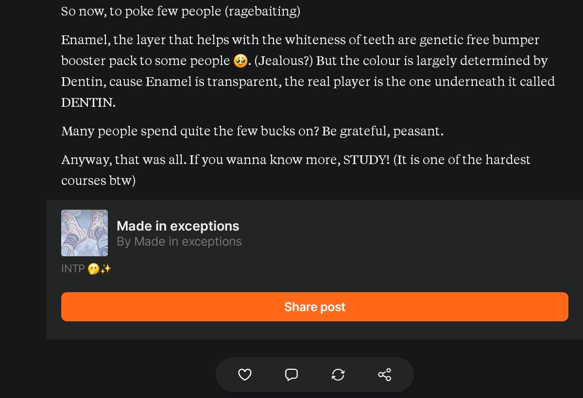 aayusinha947's tweet image. Read it or have your teeth falling #dentist #teeth #education #knowledge #smart #yourownbody #KingRezaPahlavi‌ForIran