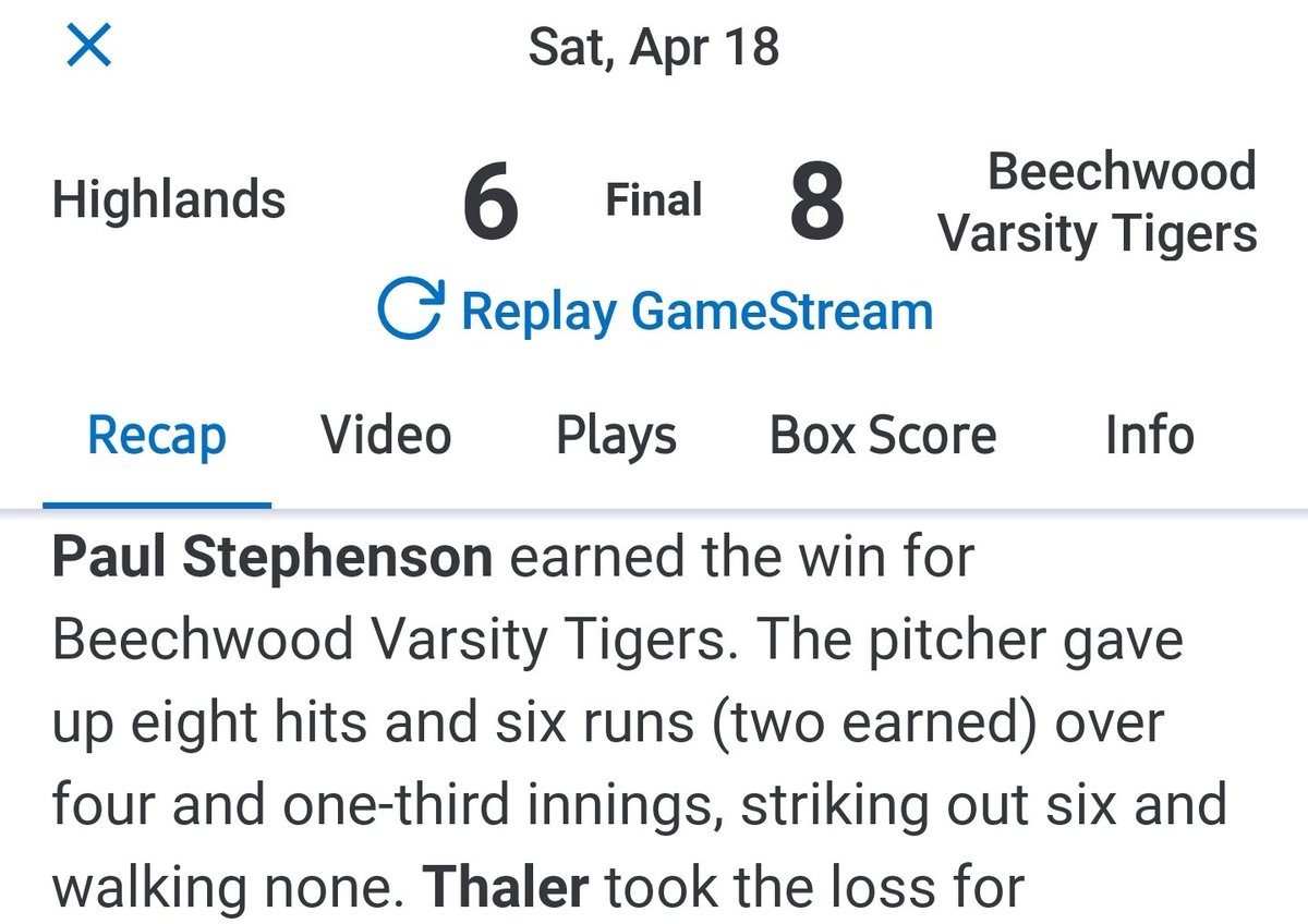 NKY Rawlings Tigers Black 15U tweet media