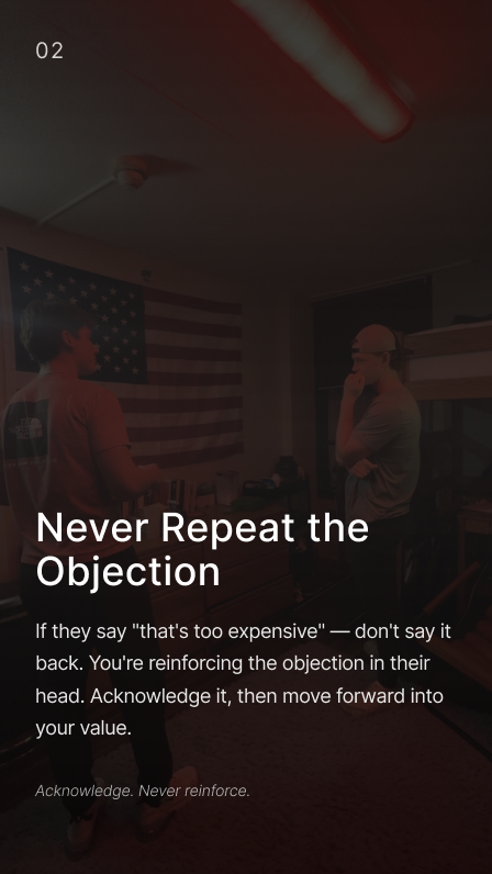 henrydean450's tweet image. 3 things my sales guys learned about sales this week 👇
1️⃣ Practice without the script.
2️⃣ Never repeat the objection.
3️⃣ Know the WHY behind every line.
#salestraining #salestips