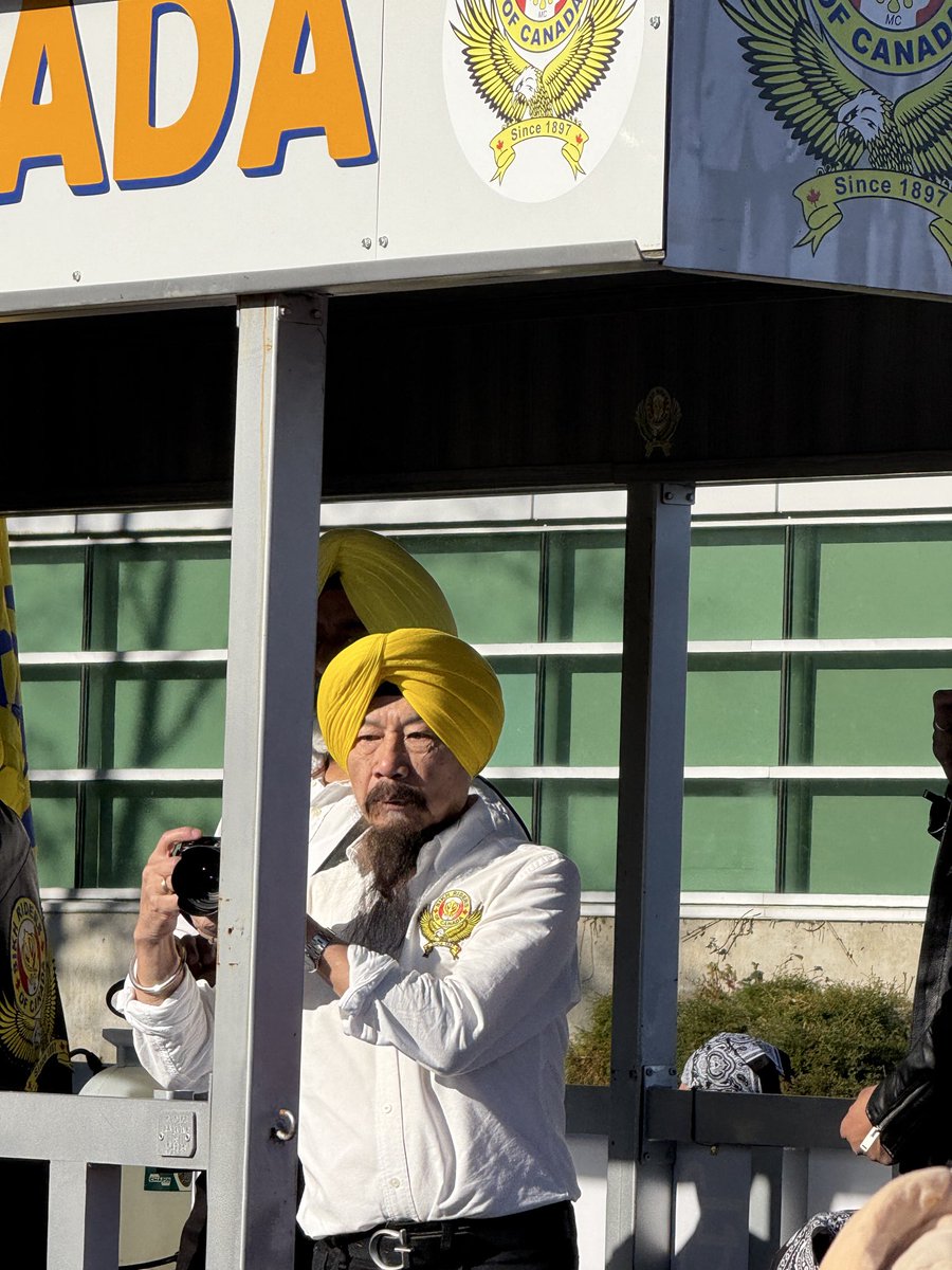 Spotted Pat Singh at the Nagar Kirtan today-