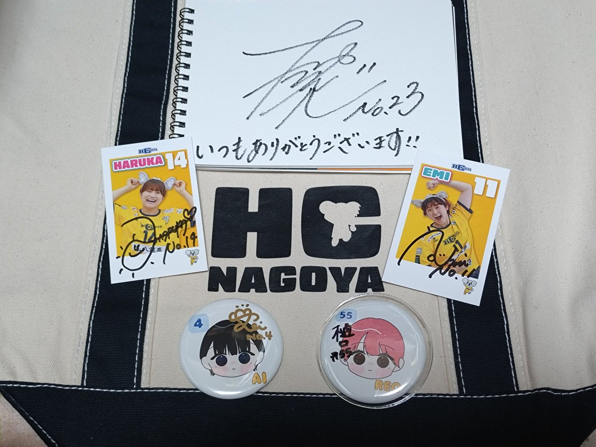 MaKztr's tweet image. 試合後にはファンクラブ限定サイン会🙌
ありがとうございました！🐨

#HC名古屋
#Breakthrough