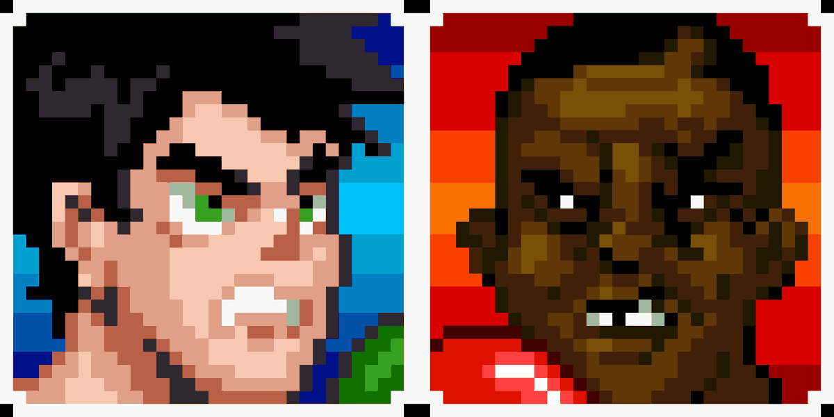 privOTUS's tweet image. my attempt at NES/WII mac and tyson in the super punch out style
#punchout
