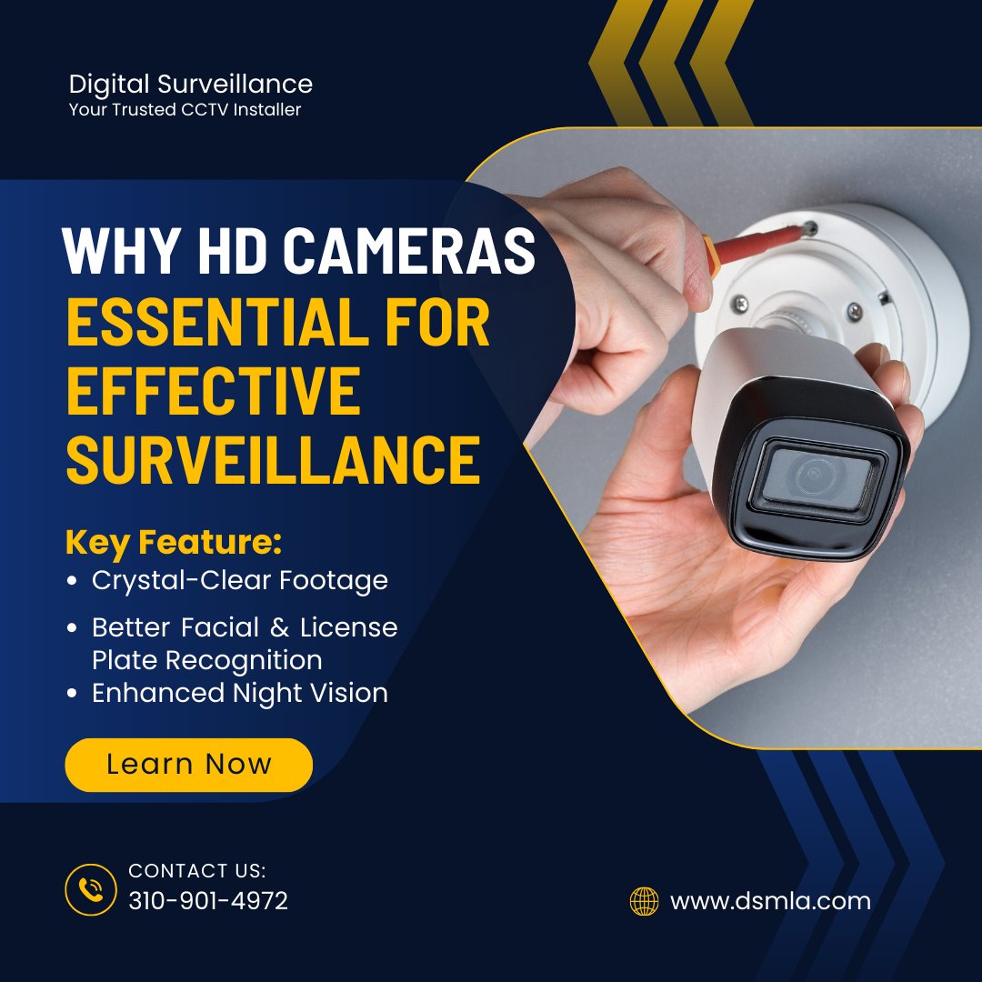 dsmlacctv's tweet image. Security Cameras Installation Los Angeles
Protect what matters most with Digital Surveillance — your trusted CCTV installation experts in Los Angeles and surrounding areas.

📹 Why Choose Us?
✔ Professional Installation
✔ High-Quality HD &amp;amp; Night Vision Cameras
#CCTV #LosAngeles