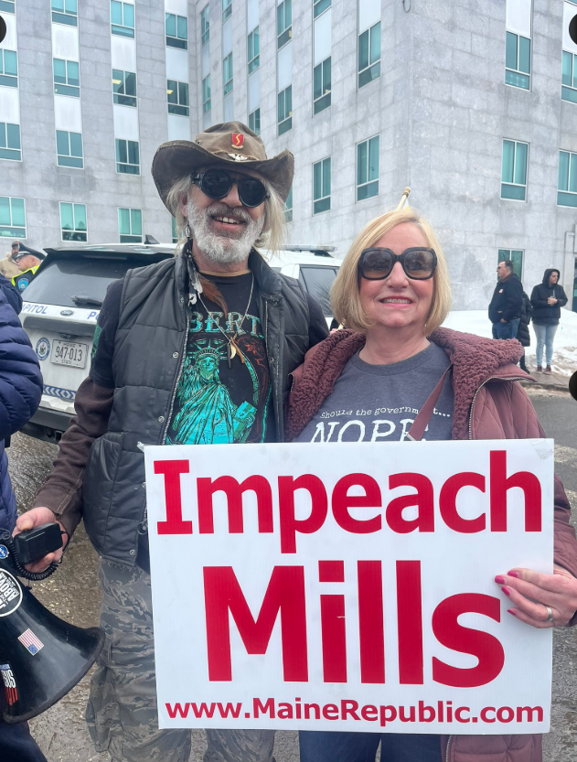 TruthSlingerX's tweet image. .
       the wayback machine... 1st protest Mar 1, 2025

... and still fighting.

#mepolitics #maine