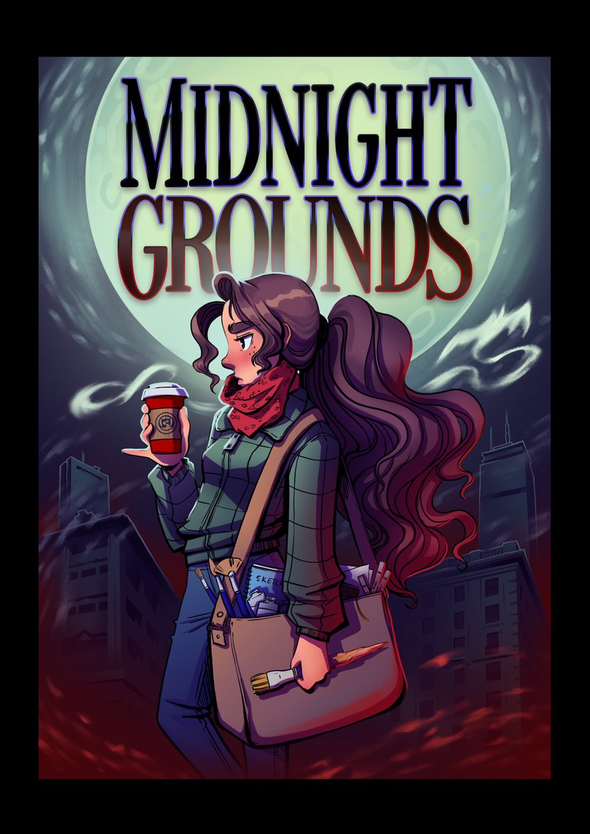 stuffbykristin's tweet image. Art school was tough before a Rogue Vampire tried to kill Edie. Now? It sucks. Armed only with a makeshift vampire hunting kit, Edie must stay alive, pass illustration 101, and try not to fall in love with the hot Vampire that got her into this mess. 
#PosterPit #YA #GN