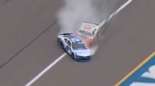 nascarcasm's tweet image. The circumstances don't matter - Austin Hill will make sure you can NOT get by him. #NASCAR