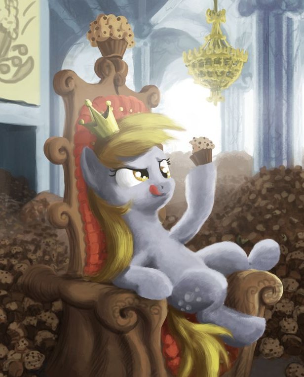 derpybestpone's tweet photo. muffin queen https://t.co/IJsdyOmWe5