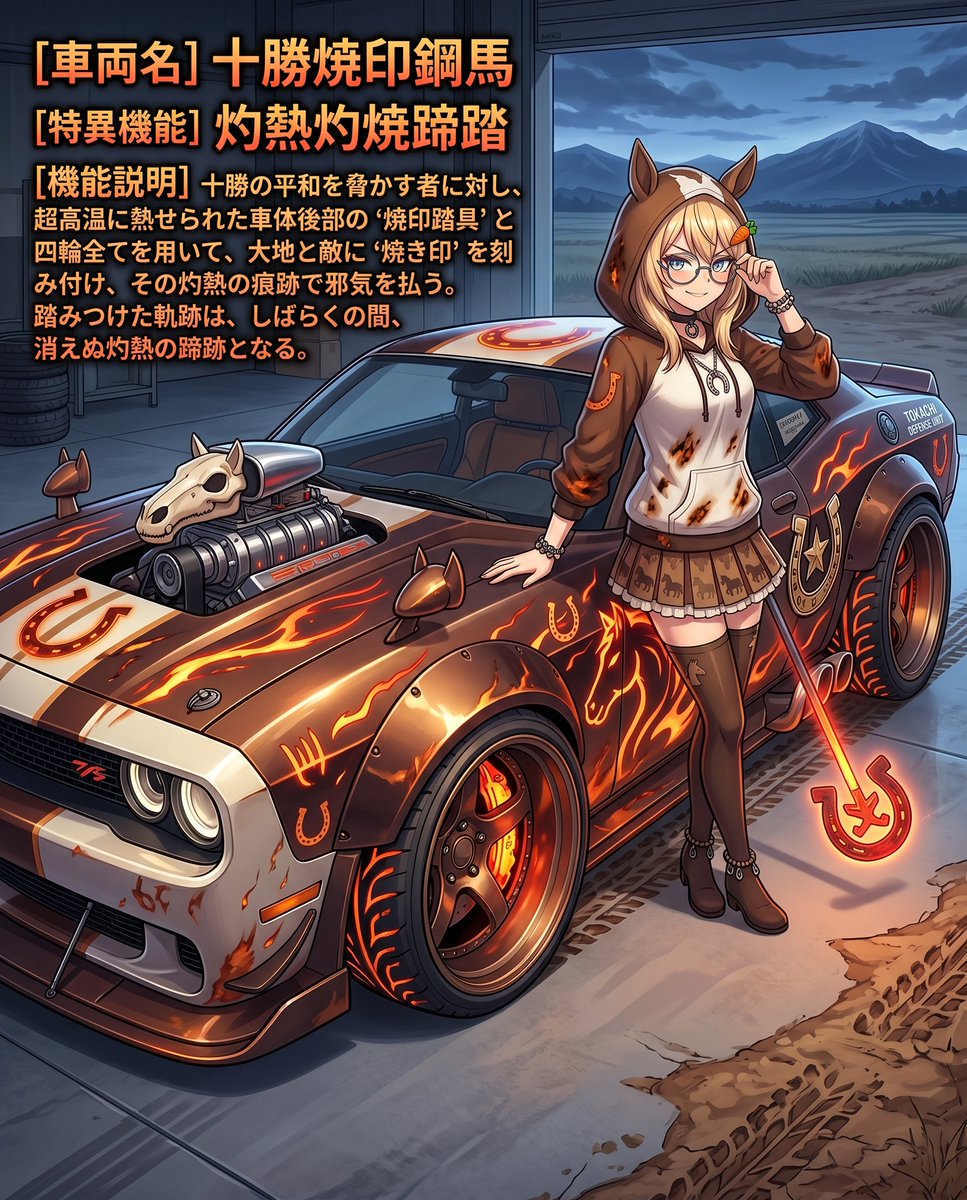 memuroiro's tweet image. 見せてよ、世界で1台しかない、
あなただけのカスタムカー。

知ってる？
十勝なら、国際サーキットもあるし、ラリーもできる。
勝負しようぜ！私の車とッ‼️

そんなわけで、リプのプロンプト使えば、
最速最強のAIカスタムカーできますヨ。