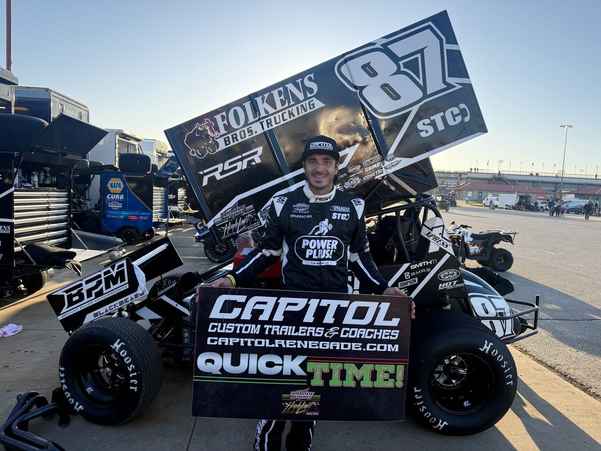 Qualifying is a wrap at @LucasSpeedway!

🅰️ @Sye_Lynch clocks a 13.342 to earn his second-career <a href="/CapitolRenegade/">Capitol Renegade</a> QuickTime Award!

🅱️ Aaron Reutzel leads the second group at 13.469 seconds aboard the <a href="/RidgeSonsRacing/">RidgeSonsRacing</a> #87.

Heat Races are coming up at 7:30pm CT on <a href="/FloRacing/">FloRacing</a>.