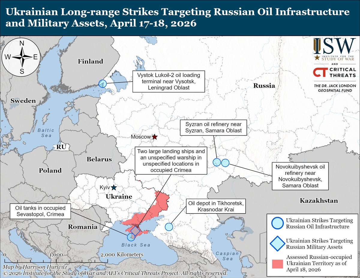 Institute for the Study of War tweet media