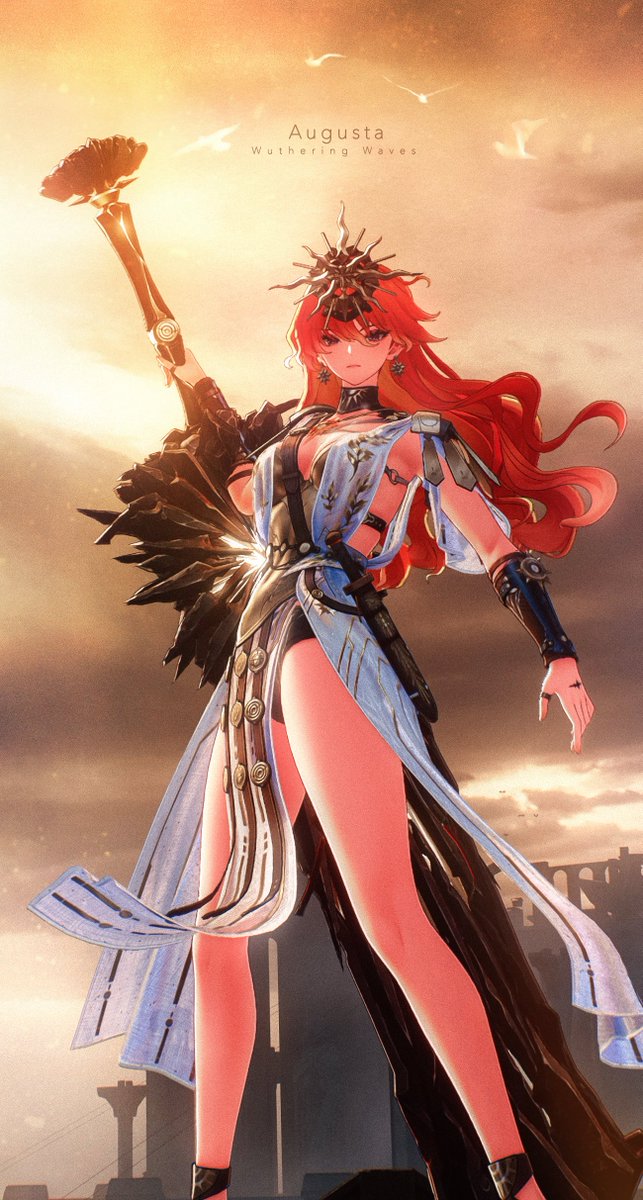 popopo_mokepi's tweet image. 『胸を張れ、太陽の輝きに』

#Augusta #WutheringWaves