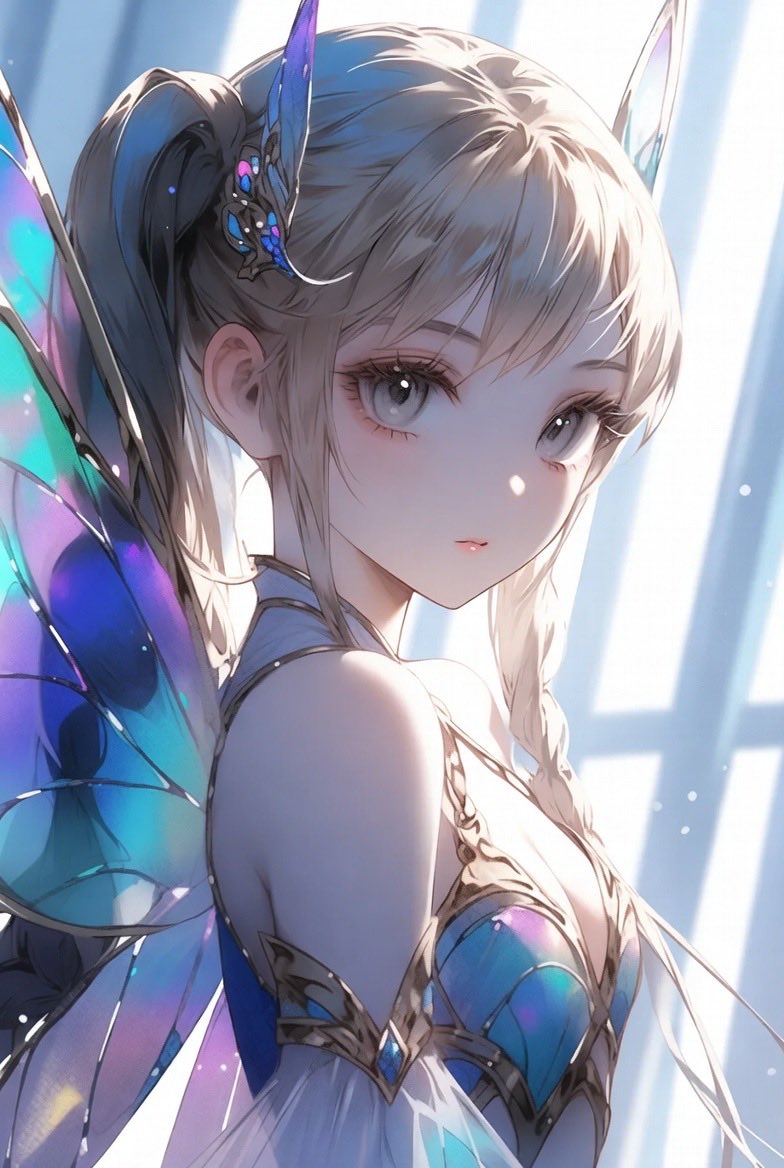 KittenKiki15's tweet image. 今日の Grok が描いた絵。以下はプロンプト。(1/2)
#AIイラスト #Grok￼￼ 

『妖精コスプレに身をやつす、やたらと儚い感じの麗しい人を見てみたいです。ビスクドール風の美しい人物で、リアル寄りのデジタルイラストを生成できますか？』

Grok：grok.com/share/c2hhcmQt…