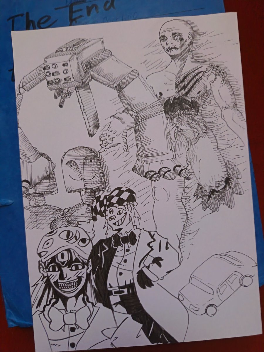 MarcusNehrig's tweet image. Some more stuff #art #smallartist #gore