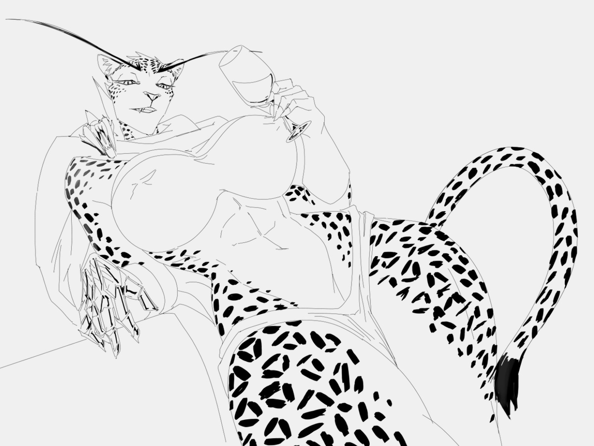 Lieren Astrasa being a little tipsy.