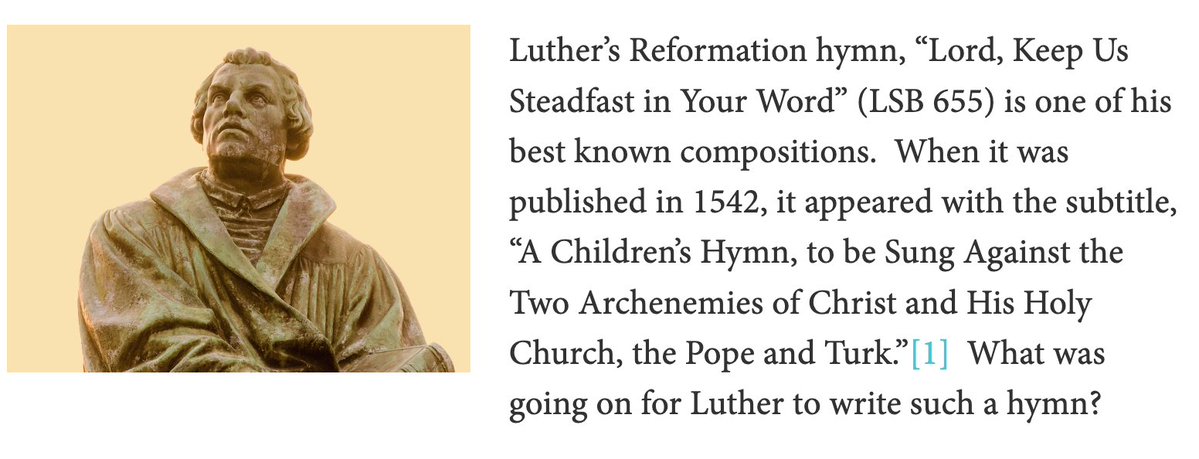 Luther did it first