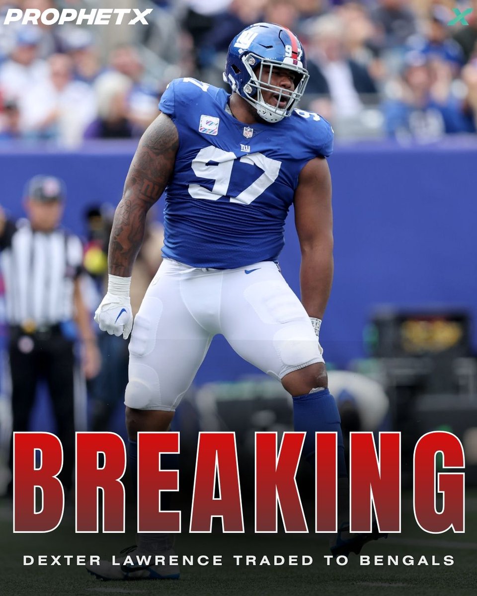 JUST IN: NY Giants Star Dexter Lawrence is heading to the Bengals in exchange for a package that includes this year's 10th overall pick. (via <a href="/AdamSchefter/">Adam Schefter</a>)

The Giants now have the 5th and 10th overall pick in this year's draft. 

Who won the trade?