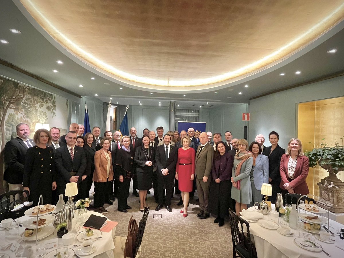 solonsavva's tweet photo. Pleasure to host the 2nd EU HoMs meeting of @CY2026EU 🇪🇺Presidency in Stockholm with 🇸🇪FM @MariaStenergard. Grateful to the Minister for an insightful briefing &amp; discussion on main 🇸🇪foreign policy priorities, incl. Ukraine, Middle East, EU security &amp; defence &amp; transatlantic ties https://t.co/87BbofKsRs