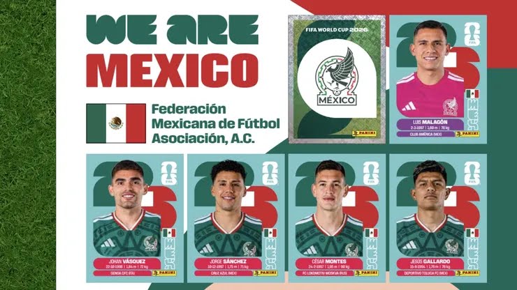 fifapatia1's tweet image. Oficial, los 18 jugadores de México en el álbum #Panini, y luego? #Malagón, #Lozano, #Huerta, qué hacen ahí?