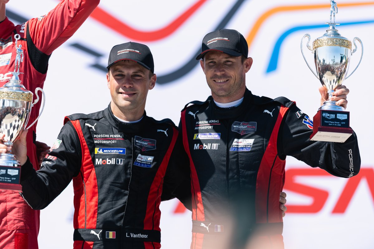 PorscheRaces's tweet image. #IMSA - The #Porsche factory team successfully defended its @IMSA championship lead. In the 100-minute @GPLongBeach sprint race, the No. 6 #Porsche963 secured another podium with a third-place finish.

More infos ➡️ tinyurl.com/y76pdfpn

#Raceborn