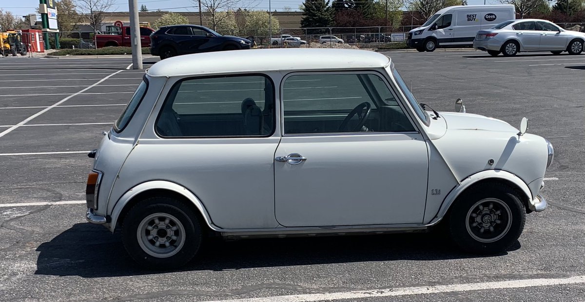 Spotted this mini Mayfair in the parking lot. Pretty cool!
