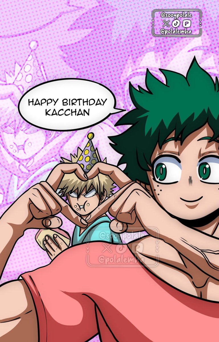 20th April HBD BAKUGO🥰🧡🫰🏼💚