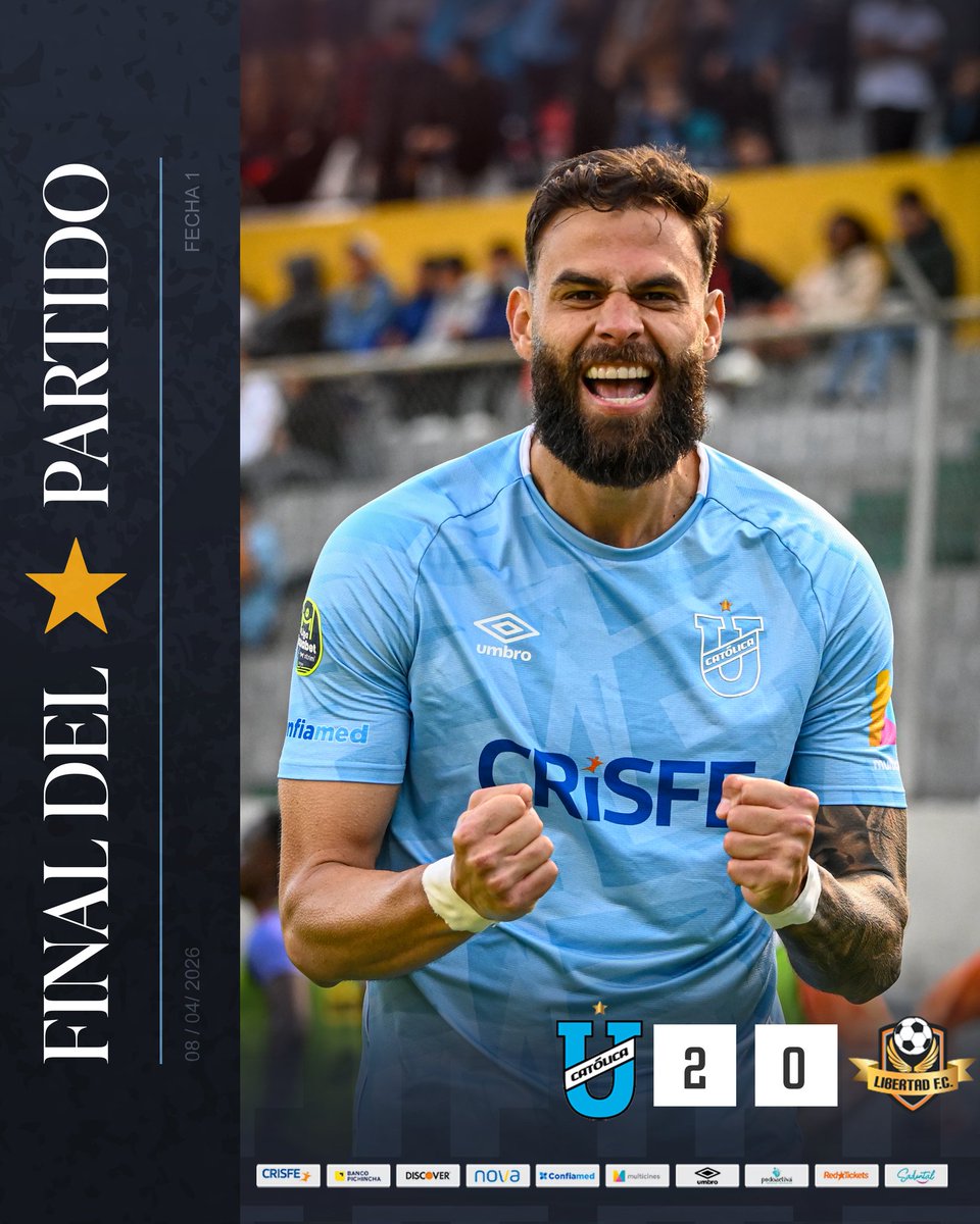 🏟️ LigaPro 2026:

Partidos: 68
Victorias locales: 30 (44,11%)
Empates: 21 (30,88%)
Victorias visitantes: 17 (25,00%)
Promedio de goles: 1,97 (134)
Promedio de córners: 9,00 (612)
Promedio de tarjetas: 5,64 (384)
Porcentaje de Over 2,5: 27,94%
Porcentaje de Ambos marcan: 42,64%