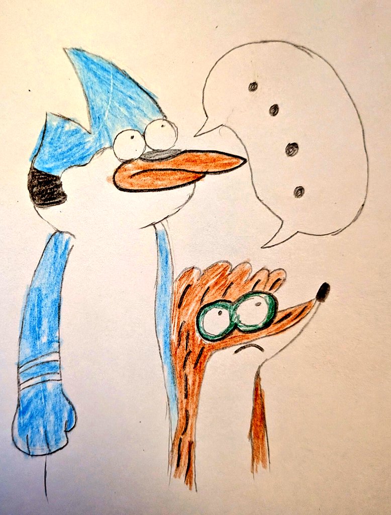 DTA4th's tweet photo. #イラスト #アナログ絵
#レギュラーSHOW #regular_show
#イラスト好きと繋がりたい
#アナログ絵描きさんと繋がりたい
今日のイラスト!! https://t.co/kXJPk3sTTP