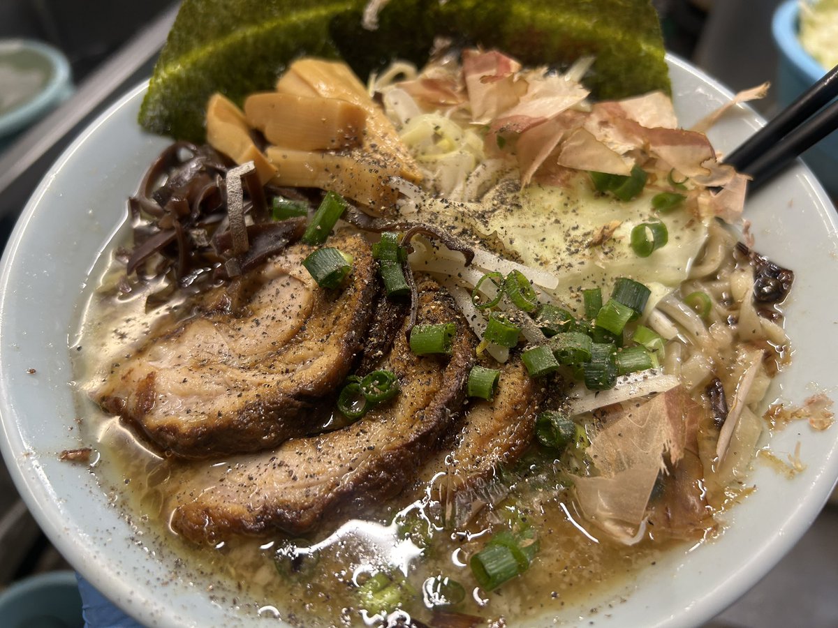ラーメン赤沼です🍜 11:00〜24:00通し営業💁‍♂️ 4月限定麺 【しお沼