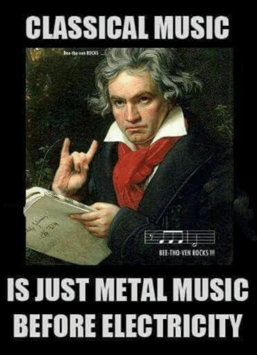 NWOBHM_EDDIE's tweet image. Do you metalheads like classical music? 🤔

​If yes, who is your favorite 'metal' composer from the past and present? 🏛️✨🎸

(Ex: Beethoven &amp;amp; Ritchie Blackmore / Wolf Hoffmann)

​#ClassicalMusic
#Metalhead #HeavyMetal
#Beethoven #Bach #Neoclassical