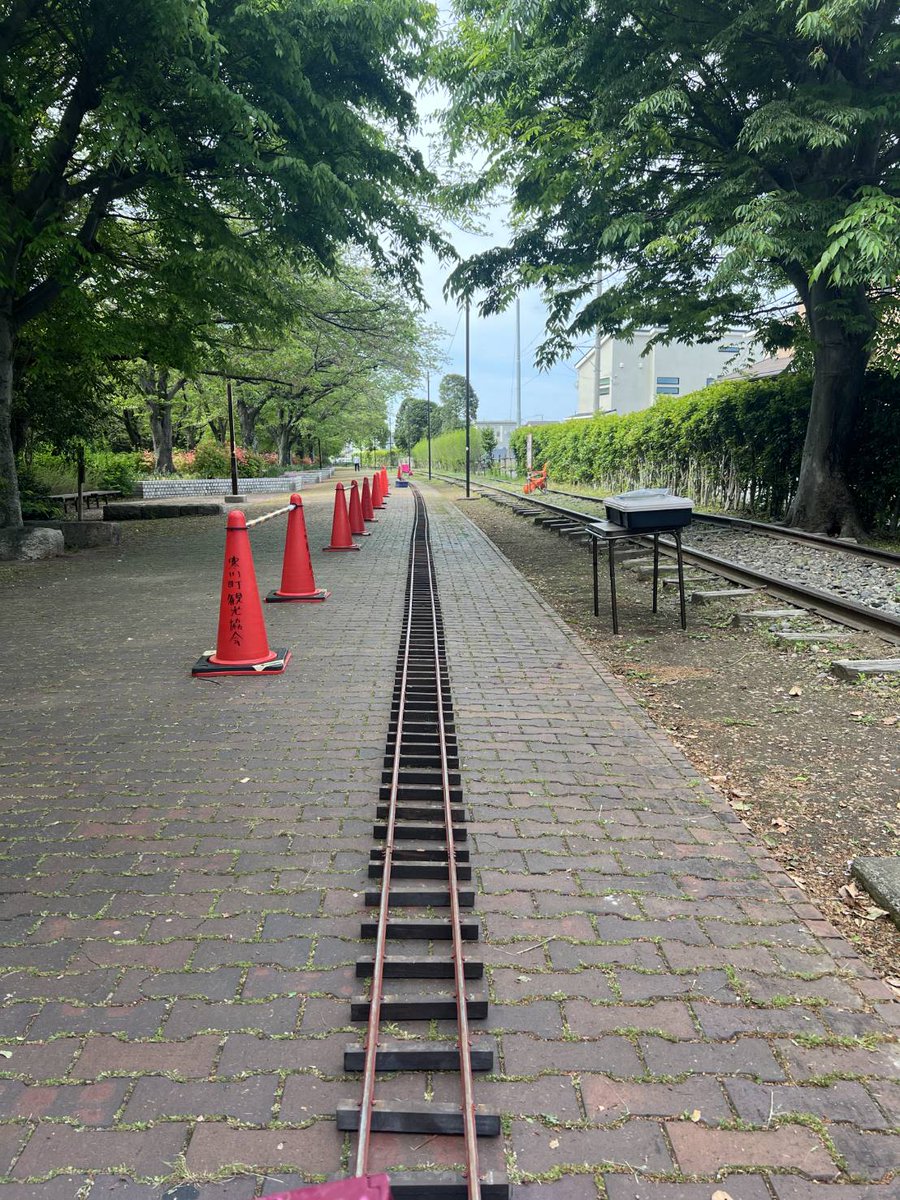 samukawa_rail's tweet photo. 本日開催します！！
準備中です！このあと1030-運転です！

場所は廃線跡沿いの一之宮公園です！
https://t.co/t496OalmoV https://t.co/tpuICYDPQ4