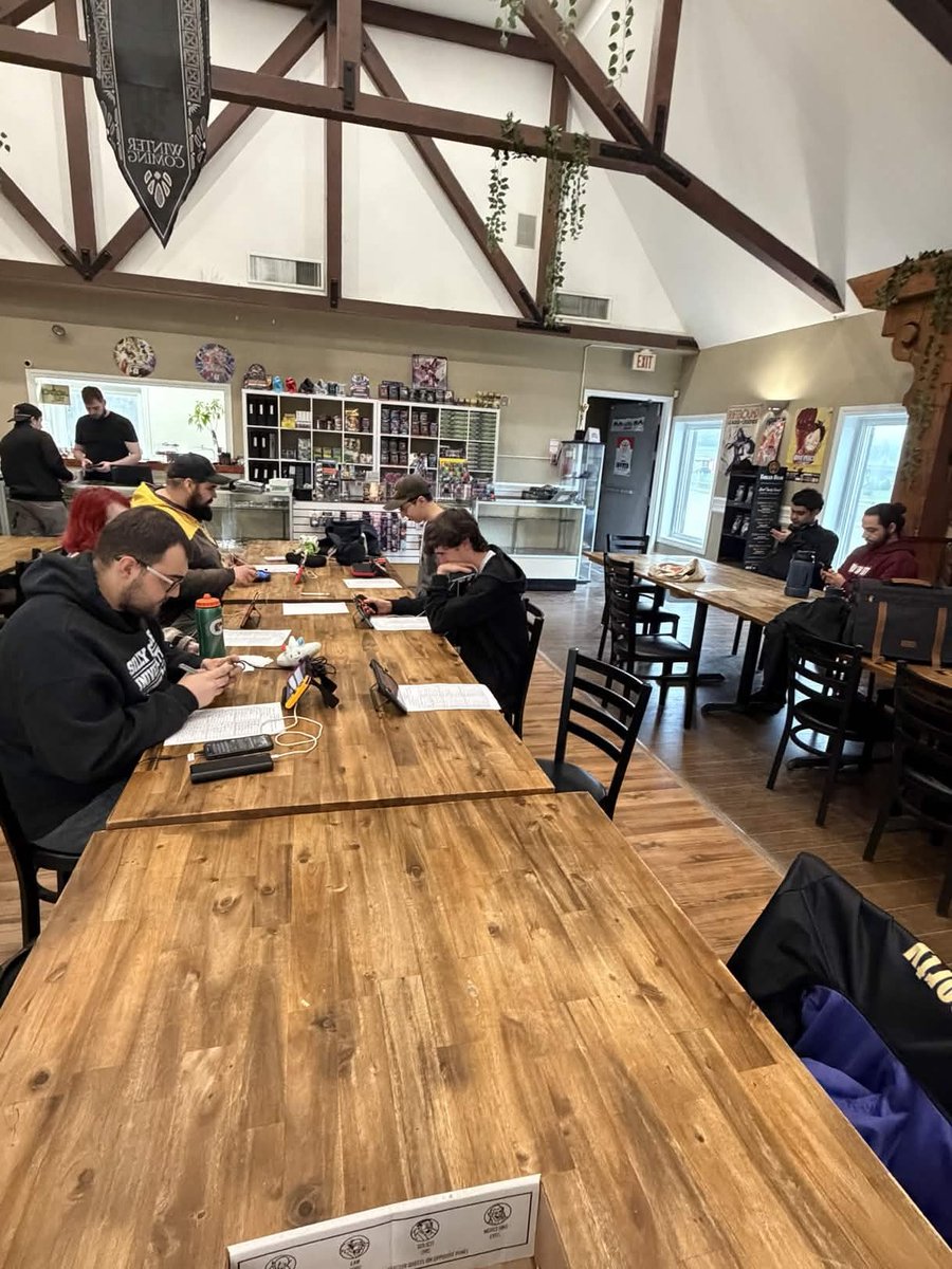 Blessed_NH's tweet photo. Smaller event today since we overlapped with a cup but perfect opportunity for a friendly test run of a champions local!

Lots of fun teams today with not a single repeat mega, congratulations to @PokecheeseROBOT for winning it with THE WALL! https://t.co/nvWnsmqciI