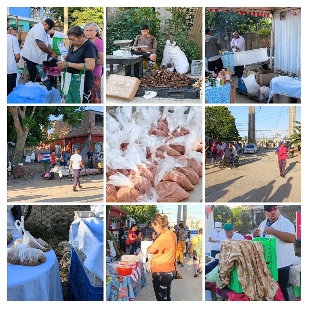 Feria Agro-Comercial en la demarcación del Consejo Popular 3, Alturas de Buena Vista de #LasTunas. 
#PorLasTunasLaVictoria