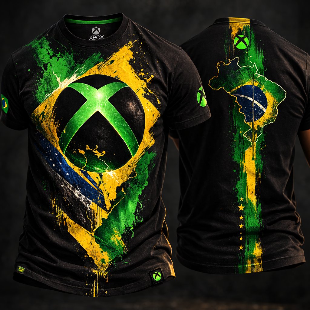 XboxBrDigital's tweet image. O que vocês acharam dos nossos conceitos de camisetas e quadros da XboxBrDigital? 💚🎮🇧🇷 Estamos trazendo ideias criativas para representar nossa paixão pelo Xbox com estilo e identidade. Vocês comprariam? 👕🖼️
#ComunidadeXbox #XboxBrDigital #Xbox #Conceito