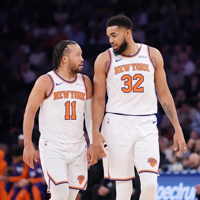 TheHoopCentral's tweet image. Jalen Brunson today:
28 PTS — 5 REB — 7 AST 

Karl-Anthony Towns today:
25 PTS — 8 REB — 4 AST

🔥