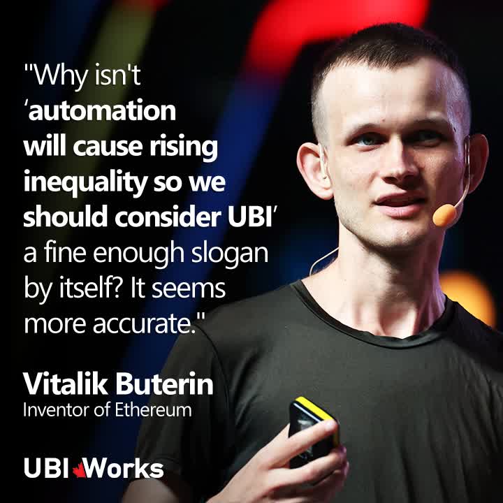 Vitalik is pro-UBI