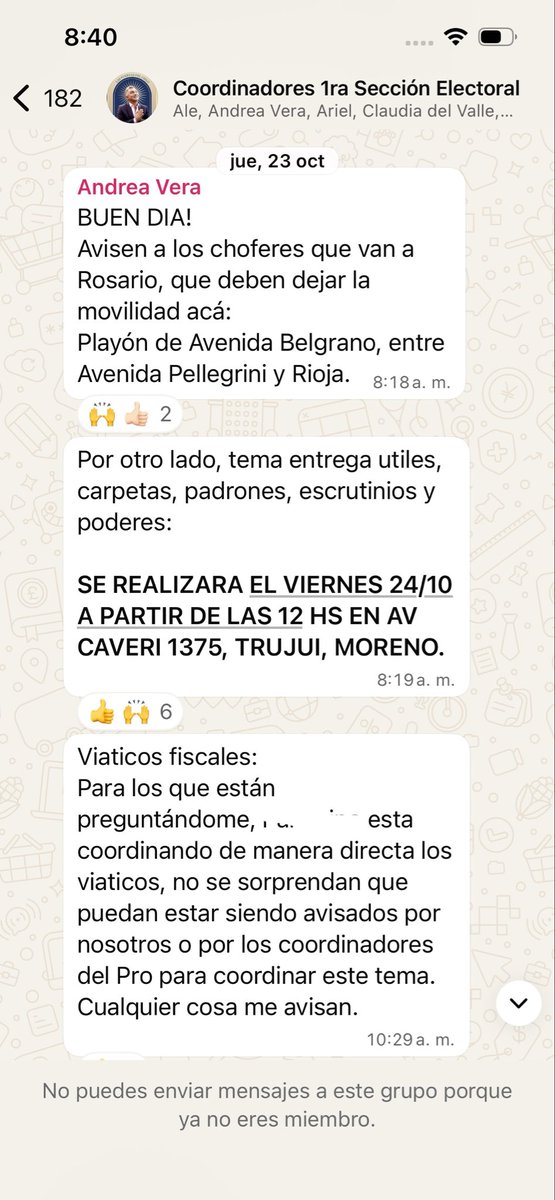 MaxiCorio's tweet image. Para que no les quede dudas de que Andrea Vera @sebapareja y Ramón verga se comieron la guita de los fiscales. 

Para vos Luchito que me acusaste de filtrar información de espaldas, te la publico de frente con nombre y apellido. 
 
Y estoy recién empieza.