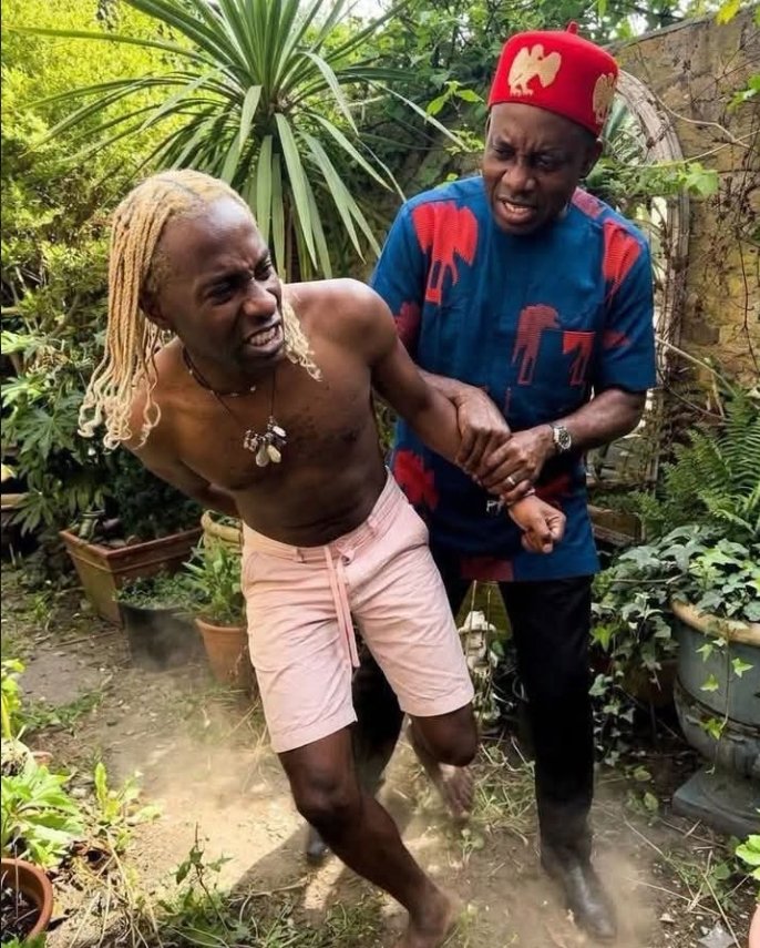 Anambra first son wants to take off but his native doctor is active 😝😝