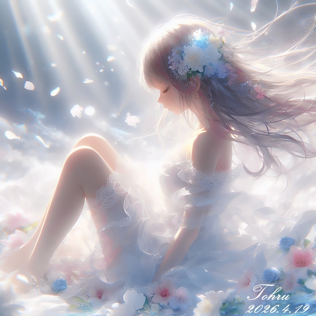 ＃AI色々な座り方をしている娘さん
参加させていただきます🐱

#AIイラスト