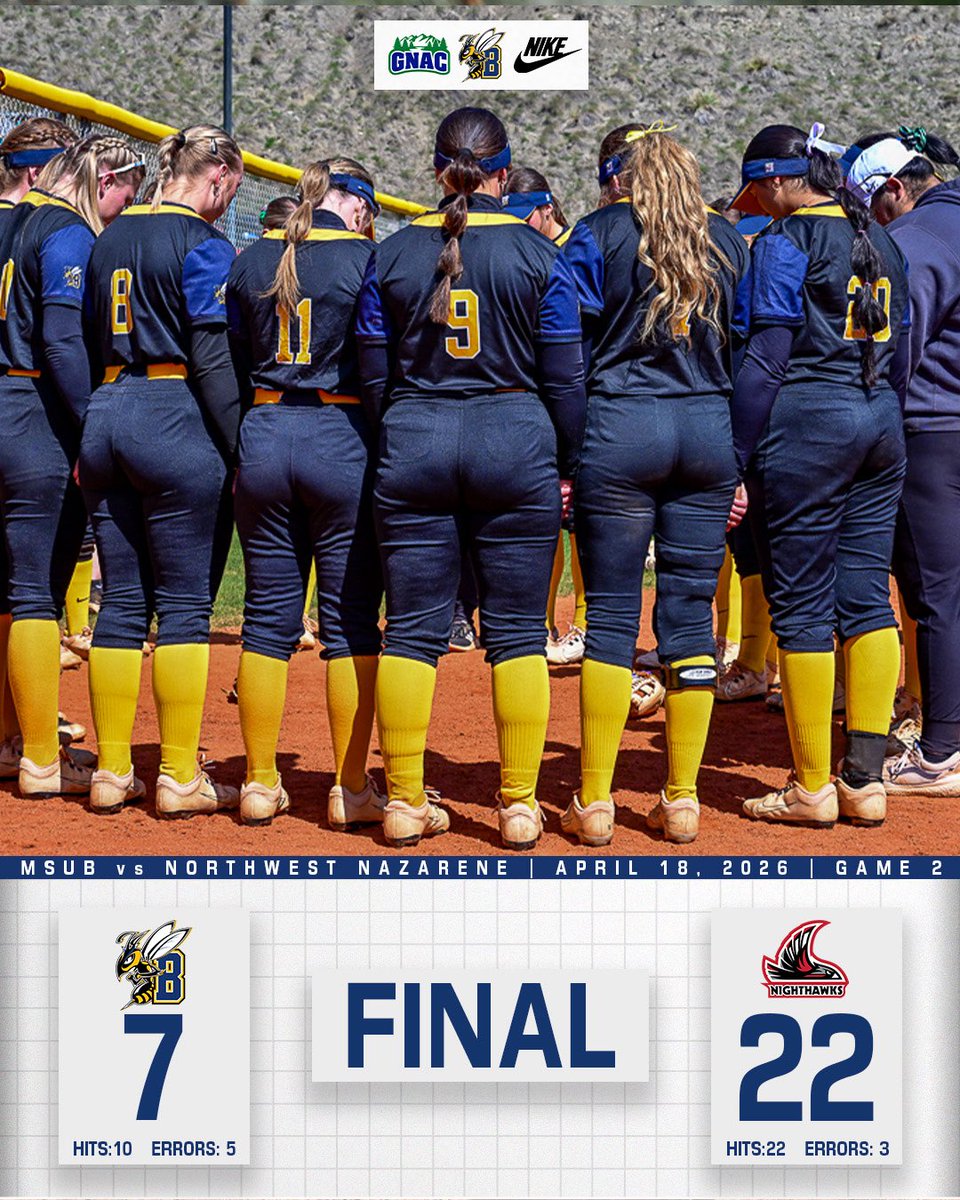 MSUB Softball tweet media