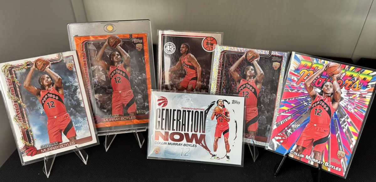 Check out 2025- 26 Topps - 🔥COLLIN MURRAY-BOYLES - #209 ORANGE Rookie /25🔥Raptors ebay.us/m/Fafi2D #eBay via <a href="/eBay/">eBay</a>