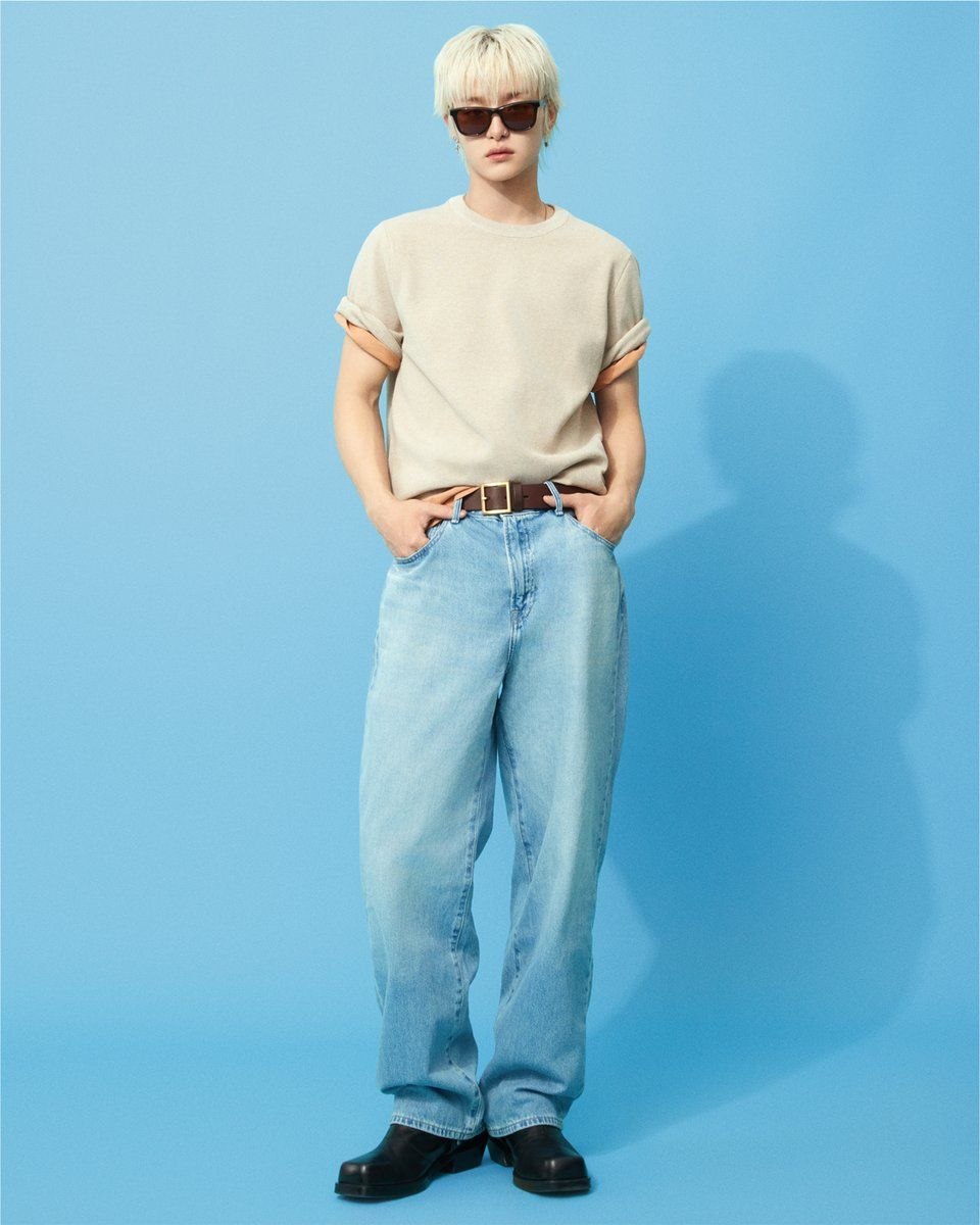 treasureofcpy's tweet image. Jihoon, Haruto y Jeongwoo para #UNIQLO 🕶✨️