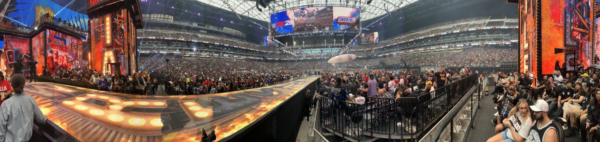 RingsideBeard's tweet image. Wrestlemania Saturday #wrestlemania #lasvegas #stage