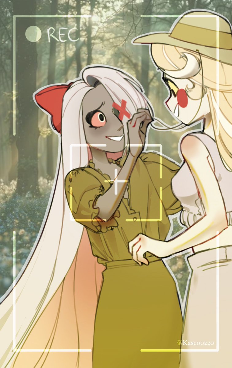 Dress up and travel (iykyk)
#HazbinHotelFanart #chaggie #chaggi