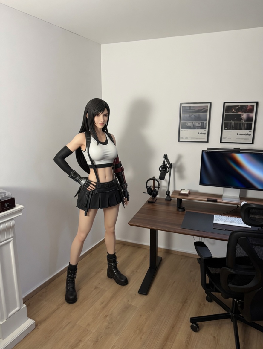 PSNightShift's tweet photo. @homeyzash lifesized Tifa statue https://t.co/fVKIfMbJZ6
