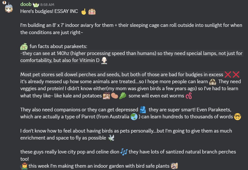 [DOOBY DISCORD UPDATE || #doobylive] - HUGE update today, chat! 🤩🐦 In ...