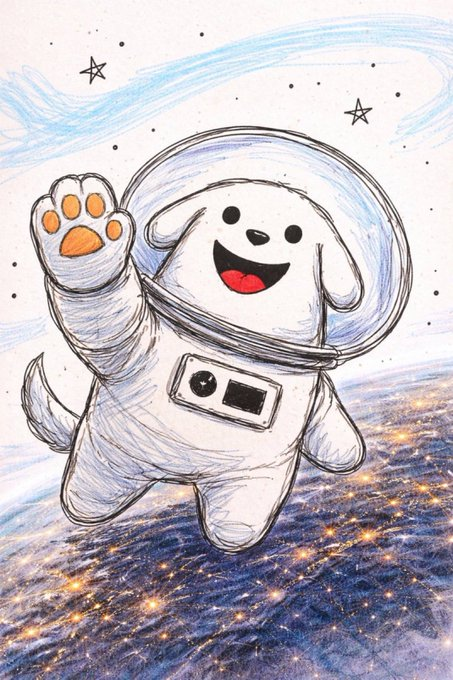 Space Dog tweet media