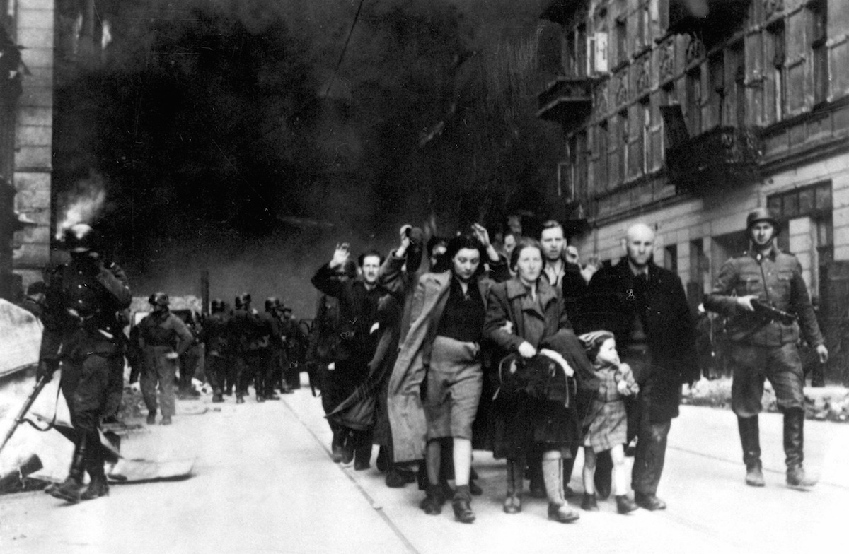 TheHistoryOfSo1's tweet image. On April 19, 1943, Jews confined to the Warsaw Ghetto and organized into the Jewish Combat Organization and Jewish Military Union launched a month-long uprising in response to the Nazi efforts to transport them to Majdanek and Treblinka death camps. #OTD #Warsaw #Poland #Antifa
