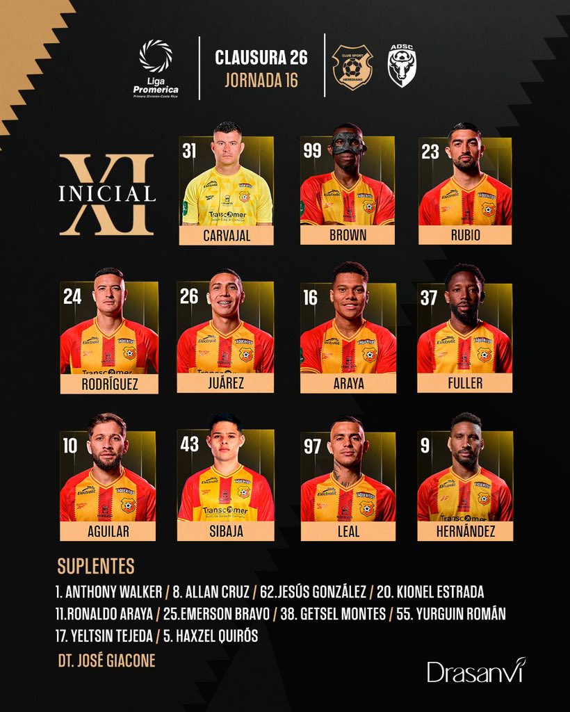 ¡NUESTRO 11! ❤️💛

Drasanvi