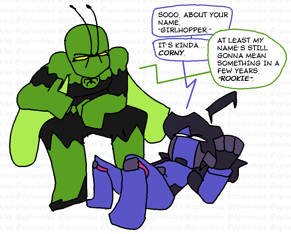 sploinkles's tweet image. saw an opportunity and took it
GirlHopper by @ItsLb_Again 
#superhero #oc #crossover(?)