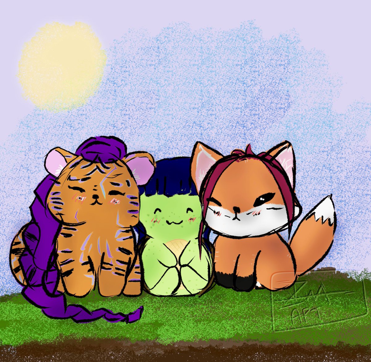 lent_art's tweet image. idk i was trying new brushes and suddenly this happened
#polytrix #kpdh